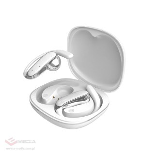 Słuchawki Dudao U17Z Bluetooth 5.3 OWS z zausznikami - białe