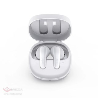 Słuchawki dokanałowe QCY T13X z ENC IPX5 Bluetooth 5.3 - białe
