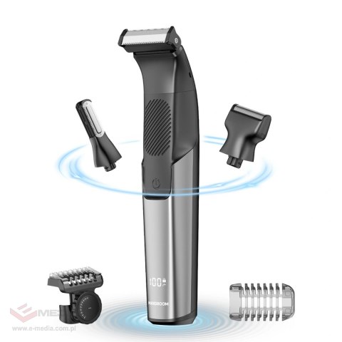 Trymer MAXGROOM JK-319 wielofunkcyjny z wymiennymi końcówkami - czarny