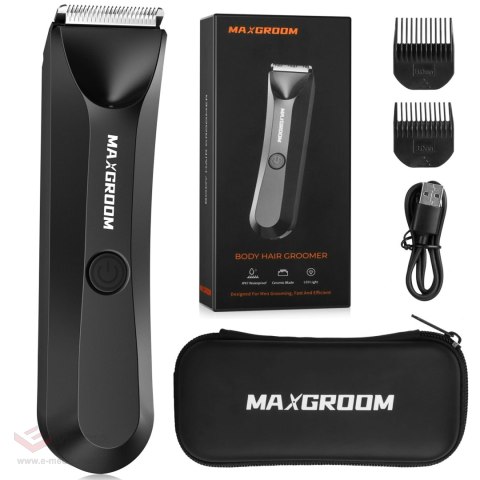 Trymer MAXGROOM RFCD-9087 wielofunkcyjny z lampką LED - czarny