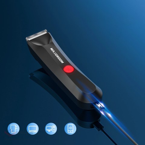 Trymer MAXGROOM RFCD-9087 wielofunkcyjny z lampką LED - czarny