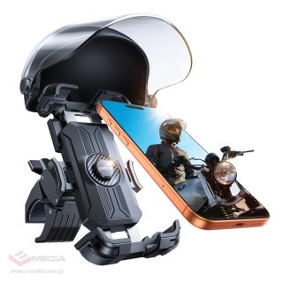 Uchwyt rowerowy Joyroom JR-ZS526 z osłoną przeciwsłoneczną automatyczny - czarny