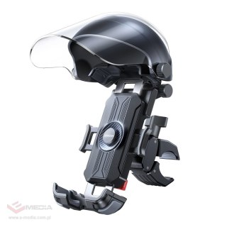 Uchwyt rowerowy Joyroom JR-ZS526 z osłoną przeciwsłoneczną automatyczny - czarny