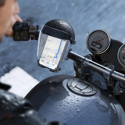 Uchwyt rowerowy Joyroom JR-ZS526 z osłoną przeciwsłoneczną automatyczny - czarny