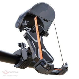 Uchwyt rowerowy Joyroom JR-ZS528 z osłoną przeciwsłoneczną - czarny