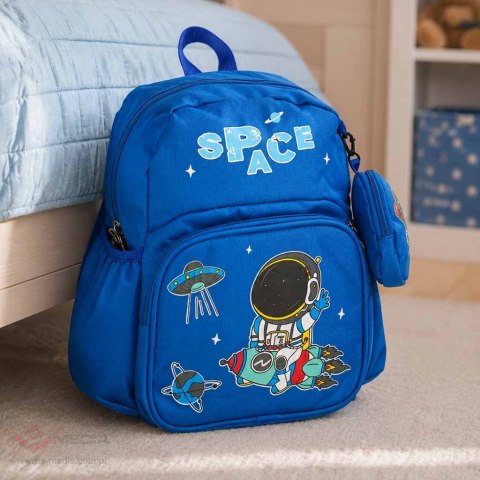 Plecak dla przedszkolaka szkolny dziecięcy astronauta 30x22x11cm