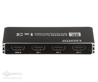 ROZGAŁĘŹNIK HDMI-SP-1/3-2.1 PAWONIK