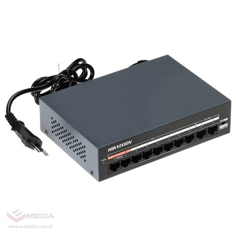 SWITCH POE DS-XS10-P 8-PORTOWY Hikvision