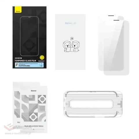 Szkło hartowane BASEUS Corning do iPhone 14 Pro Max
