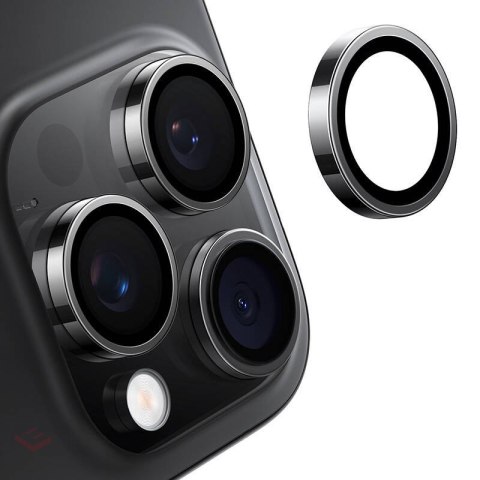 Szkło hartowane TORRAS Lensguard na aparat iPhone 16/16 Plus (czarne)