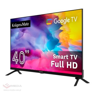 Telewizor Kruger&Matz 40" FHD Google TV 5.0, DVB-T2/S2/T/C H.265 HEVC