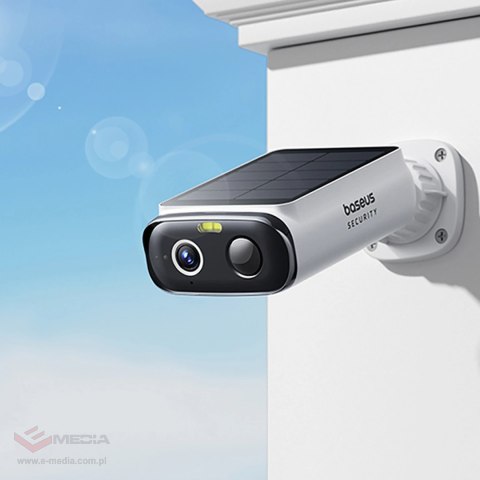 Kamera zewnętrzna Baseus Security S1 Lite 2K - biała