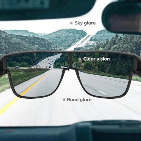Okulary rowerowe Rockbros SP304 polaryzujące - czarne