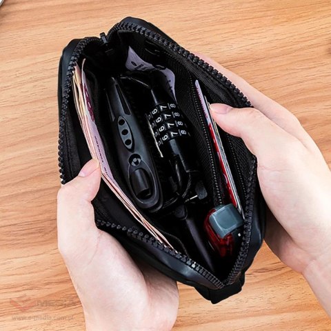 Saszetka rowerowa Rockbros 30990043003 na telefon, klucze, portfel 0.15 l - czarna