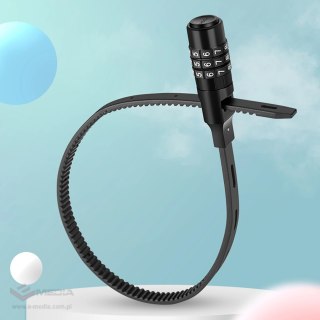 Zapięcie rowerowe Rockbros 3240001001 na szyfr 0,5m - czarne