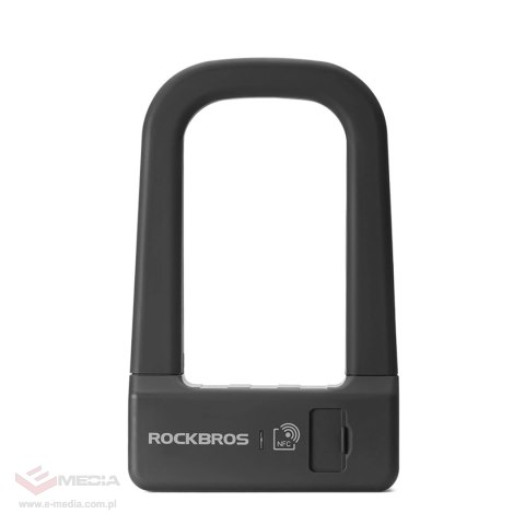 Zapięcie rowerowe Rockbros RBNS1 SMART z czytnikiem NFC - czarne