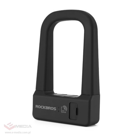 Zapięcie rowerowe Rockbros RBNS1 SMART z czytnikiem NFC - czarne