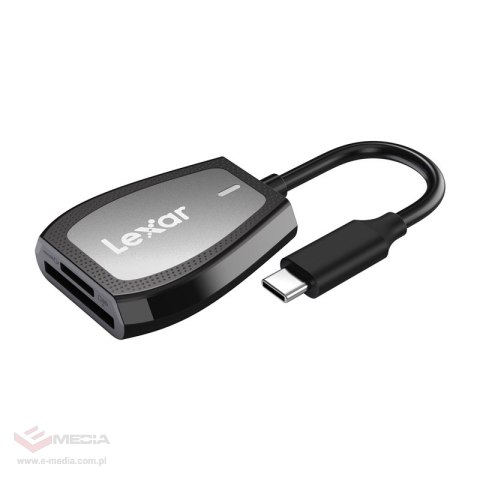 Czytnik kart pamięci Lexar Dual-Slot SD/microSD, USB-C