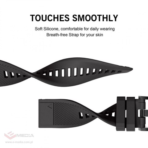 Etui Tech-Protect Smooth na Garmin Fenix 5 / 6 / 6 Pro / 7 - czarne