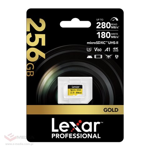 Karta pamięci Lexar GOLD microSDXC 256GB