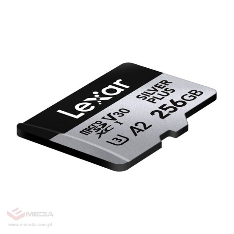 Karta pamięci Lexar High-Performance Silver Plus microSDXC 256GB + adapter