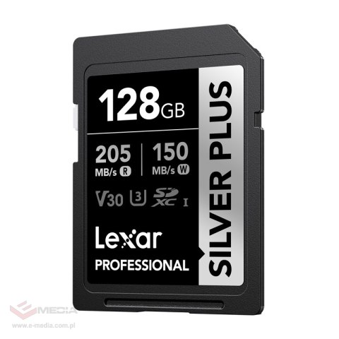 Karta pamięci Lexar Professional SILVER PLUS SDXC 128GB