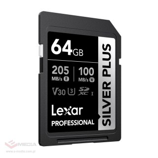 Karta pamięci Lexar Professional SILVER PLUS SDXC 64GB