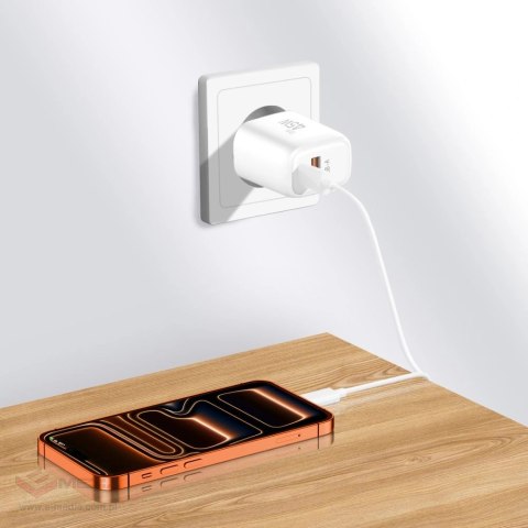 Ładowarka sieciowa Tech-Protect NCA45W-GAN 2-Port 45W - biała
