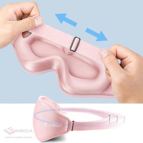 Maska do spania Tech-Protect Eyeshade Sleep Mask - różowa
