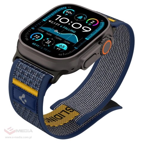 Pasek Spigen Athlex Air na Apple Watch 44 / 45 / 46 / 49 mm - granatowy