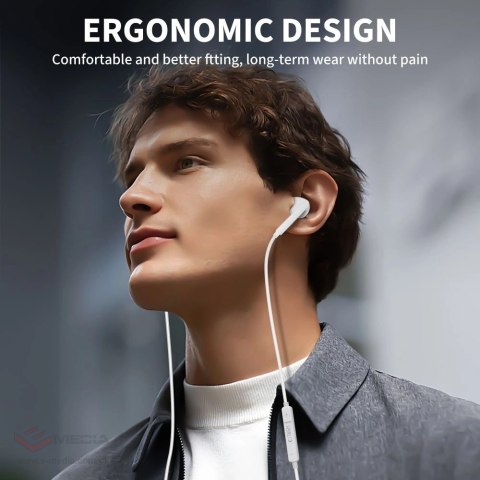 Słuchawki Tech-Protect Ultraboost Core G2 USB-C - białe