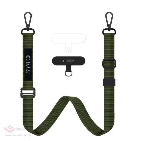 Smycz Tech-Protect C65 Rope Crossbody - oliwkowa