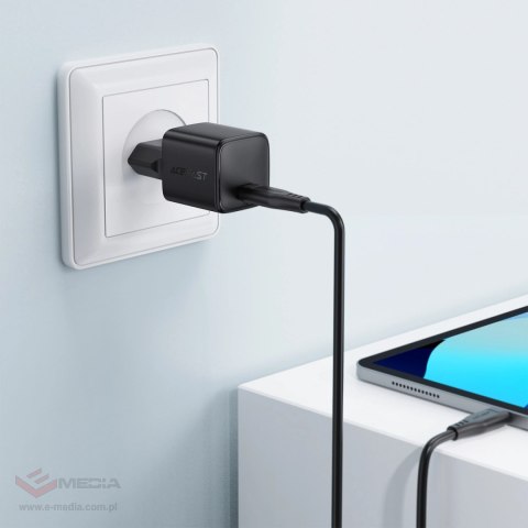 Ładowarka sieciowa Acefast A118 GaN PD 30W USB-C - czarna