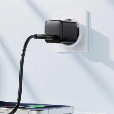 Ładowarka sieciowa Acefast A118 GaN PD 30W USB-C - czarna