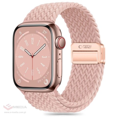 Pasek Tech-Protect Nylonmag na Apple Watch 38 / 40 / 41 mm - różowy
