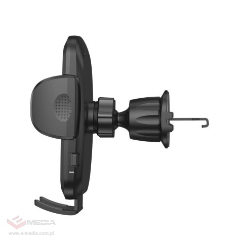 Uchwyt Tech-Protect CM15W-V1 samochodowy na telefon z ładowarką indukcyjną 15W na kokpit / kratkę nawiewu - czarny