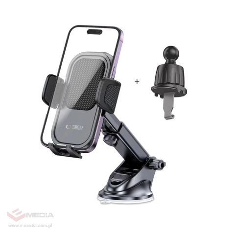 Uchwyt Tech-Protect V6 samochodowy na telefon na kokpit / kratkę nawiewu - czarny