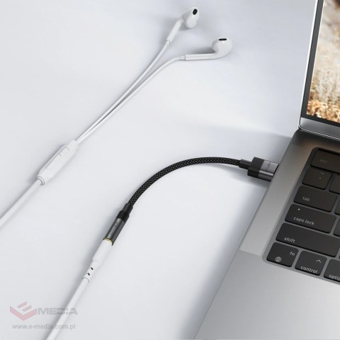 Adapter Acefast J13 USB-A do mini jack 3.5 mm - czarny