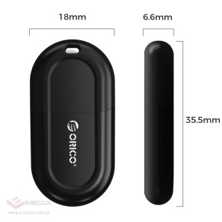 Adapter Orico BTA-53 Bluetooth 5.3 USB-A - czarny