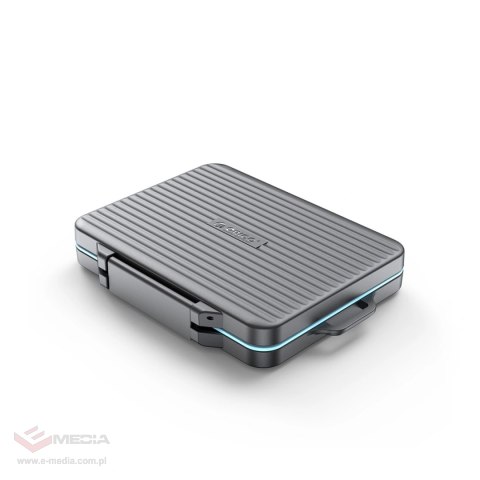 Etui Orico PHCD na karty pamięci i nośniki danych Black 2.5" SSD 2.5" HDD M.2 SSD SD Micro SD CompactFlash czytniki kart - czarn