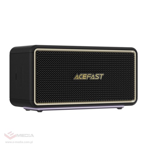 Głośnik bezprzewodowy Acefast K3 Ultra z podświetleniem RGB Bluetooth 5.4 - czarny