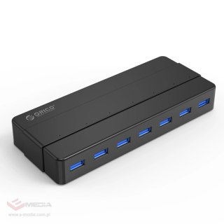 Hub Orico H7928-U3-V1 7x USB-A 3.0 - czarny