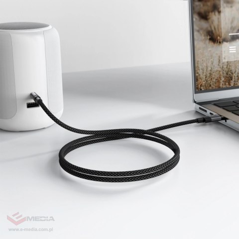 Kabel Acefast J11 USB-C do mini jack 3.5mm 1m - czarny