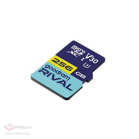 Karta pamięci microSD 256 GB V30 UHS-III Goodram Rival z adapterem