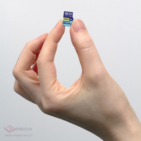 Karta pamięci microSD 256 GB V30 UHS-III Goodram Rival z adapterem