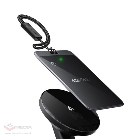 Lokalizator Bluetooth Acefast S3 w formie karty kompatybilny z Apple Find My - szary