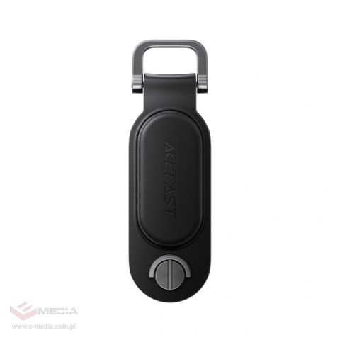 Lokalizator Bluetooth Acefast S4 w formie breloka na klucze kompatybilny z Apple Find My - czarny