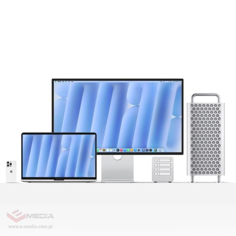 Macierz dyskowa Orico 8848U4 DAS Series 4-zatokowa M.2 NVMe SSD - biała