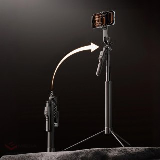 Selfie stick Orico SPM170 tripod 1/4" na telefon kamerę aparat Bluetooth 5.2 - czarny