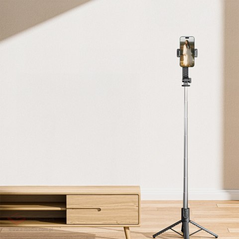 Selfie stick Orico SPN100 statyw 1/4" na telefon kamerę aparat z obrotem 360 stopni Bluetooth 5.2 - czarny